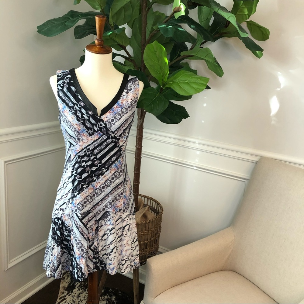 Nanette Lepore Dare Me Abstract Cocktail Dress